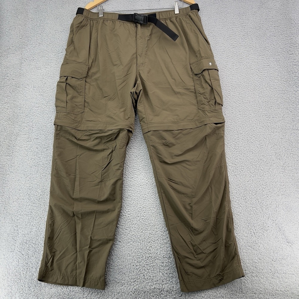 Gander Mountain Guide Series Convertible Cargo Hiking Pants Men's 2XL Tan Nylon